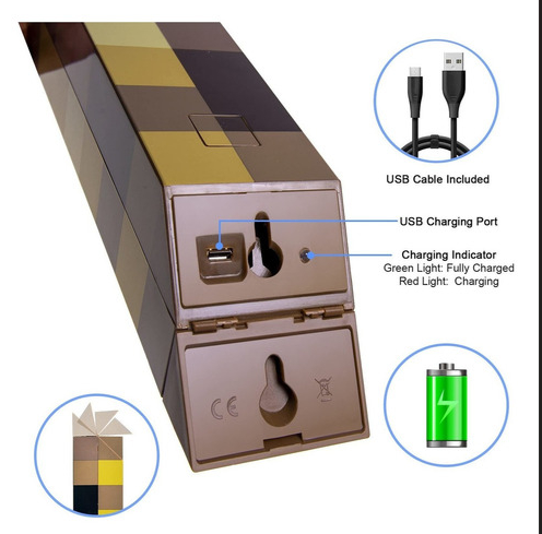 Miniatura 8 de LAMPARA DECORATIVA MINECRAFT MULTICOLOR